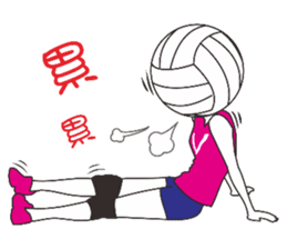 My volleyball lover sticker #13347713