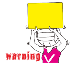 My volleyball lover sticker #13347714