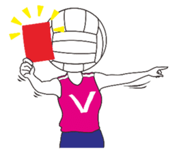 My volleyball lover sticker #13347715