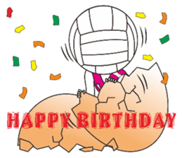 My volleyball lover sticker #13347717