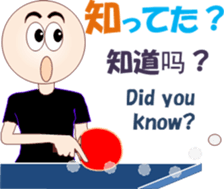 Table Tennischi sticker #13348043