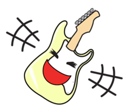 40 kinds of Guitar Sticker for Rock fan. sticker #13348207