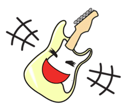 40 kinds of Guitar Sticker for Rock fan. sticker #13348207