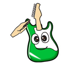 40 kinds of Guitar Sticker for Rock fan. sticker #13348210