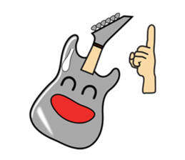 40 kinds of Guitar Sticker for Rock fan. sticker #13348229