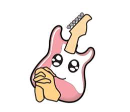 40 kinds of Guitar Sticker for Rock fan. sticker #13348233