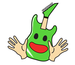 40 kinds of Guitar Sticker for Rock fan. sticker #13348235