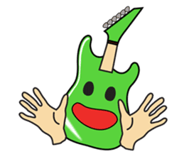 40 kinds of Guitar Sticker for Rock fan. sticker #13348235