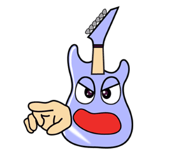 40 kinds of Guitar Sticker for Rock fan. sticker #13348240