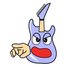 40 kinds of Guitar Sticker for Rock fan. sticker #13348240