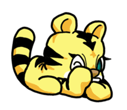 Cushion-Tiger sticker #13348312