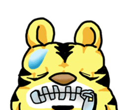 Cushion-Tiger sticker #13348315