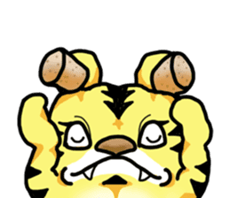 Cushion-Tiger sticker #13348316