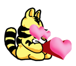 Cushion-Tiger sticker #13348318