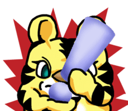 Cushion-Tiger sticker #13348320