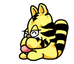 Cushion-Tiger sticker #13348321