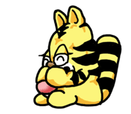 Cushion-Tiger sticker #13348321