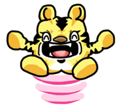 Cushion-Tiger sticker #13348322