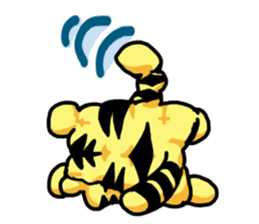 Cushion-Tiger sticker #13348324