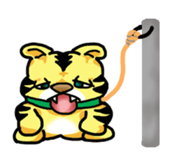 Cushion-Tiger sticker #13348325