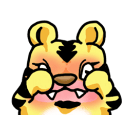 Cushion-Tiger sticker #13348326