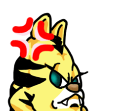 Cushion-Tiger sticker #13348328