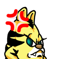 Cushion-Tiger sticker #13348328