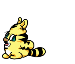 Cushion-Tiger sticker #13348336