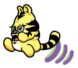 Cushion-Tiger sticker #13348342