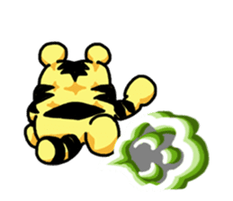 Cushion-Tiger sticker #13348343