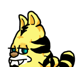 Cushion-Tiger sticker #13348346