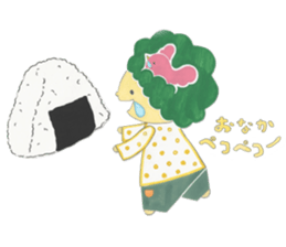 Bird's nest boy sticker #13349290