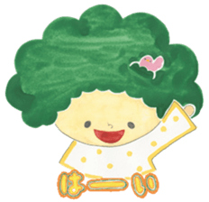 Bird's nest boy sticker #13349292