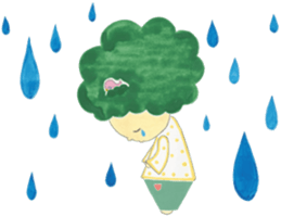 Bird's nest boy sticker #13349309