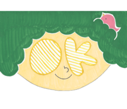 Bird's nest boy sticker #13349325