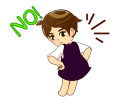 Lady dance v.Isan/Eng sticker #13349413