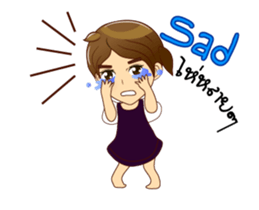 Lady dance v.Isan/Eng sticker #13349415