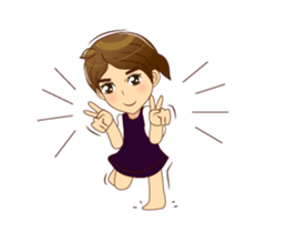 Lady dance v.Isan/Eng sticker #13349425