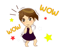 Lady dance v.Isan/Eng sticker #13349428