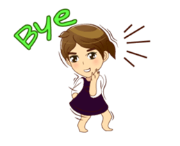 Lady dance v.Isan/Eng sticker #13349429