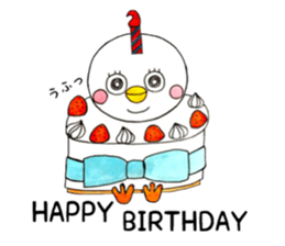 The chicken which is full of expressions sticker #13349514