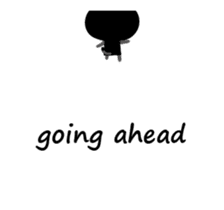 Move! Animation Cat (Go out Cat) sticker #13349751