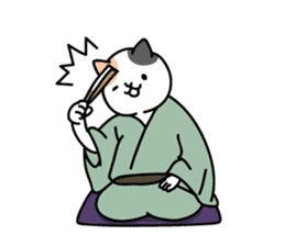 Rakugo cat sticker #13349815