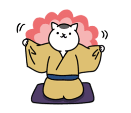Rakugo cat sticker #13349826