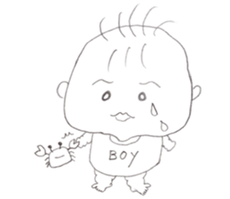 baby teacher sticker #13349974