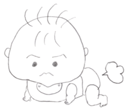 baby teacher sticker #13349975