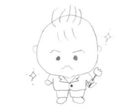 baby teacher sticker #13349977