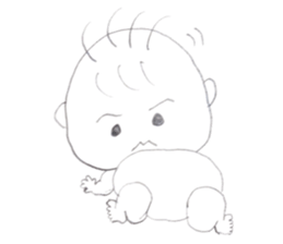 baby teacher sticker #13349980