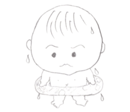 baby teacher sticker #13349984