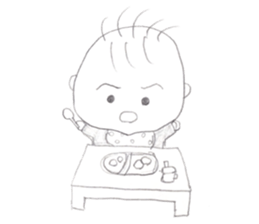 baby teacher sticker #13349985